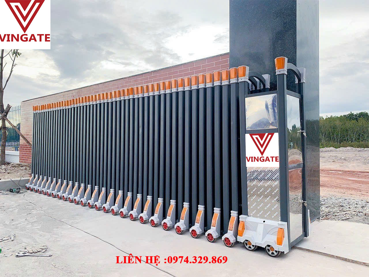 Cổng Xếp Inox 201 và Inox 304